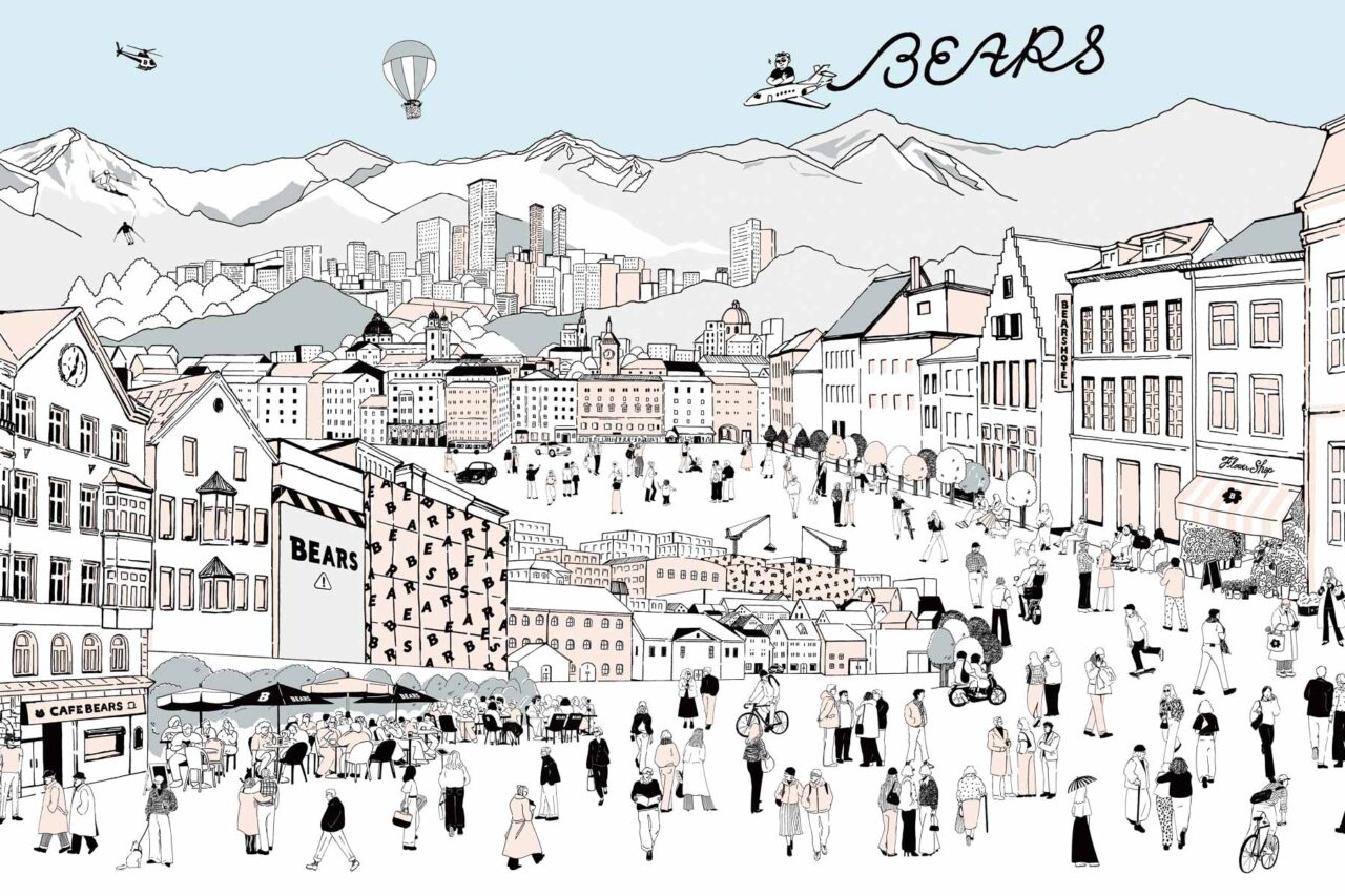 一枚の絵から創造する未来。山口奈津さんが表現する「BEARS VISION」